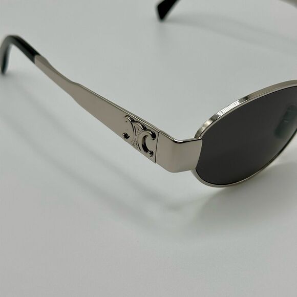 Celine Triomphe Metal 01 Sunglasses CL40235U 16A Metal Unisex - Picture 10 of 14